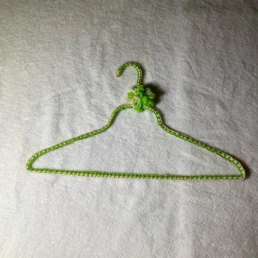 Vibrant Handmade Crochet Hanger Set of 9